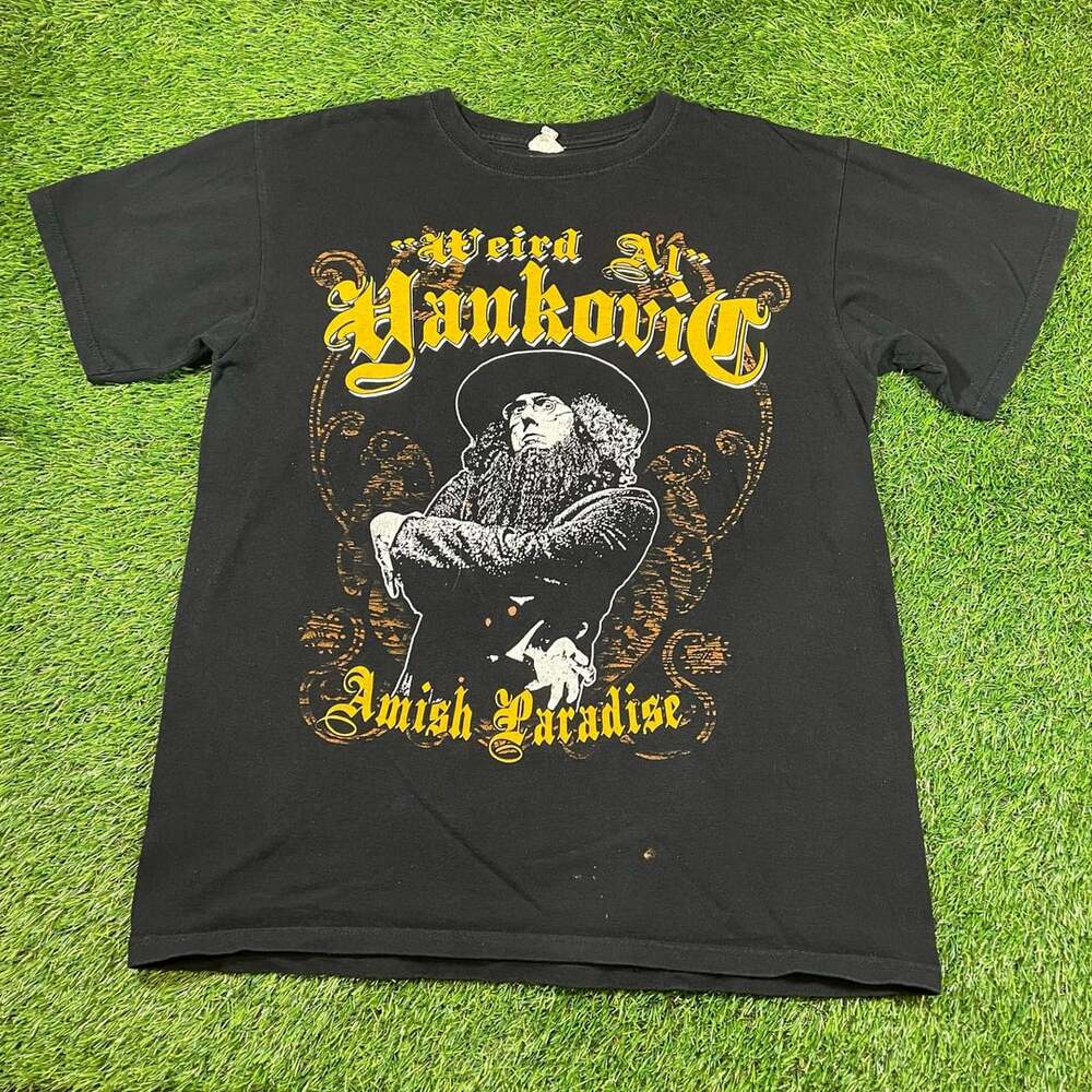 Anvil Weird Al Yankovic Amish Paradise T-Shirt Size M Black